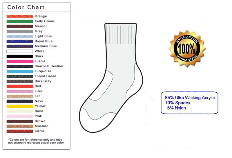 custom crew sock template